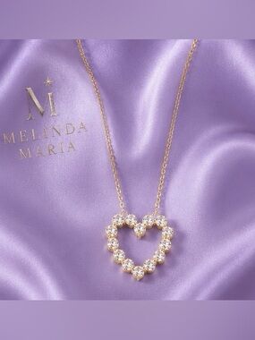 Melinda Maria She’s an Icon Small Heart Necklace Brand New Original Packaging